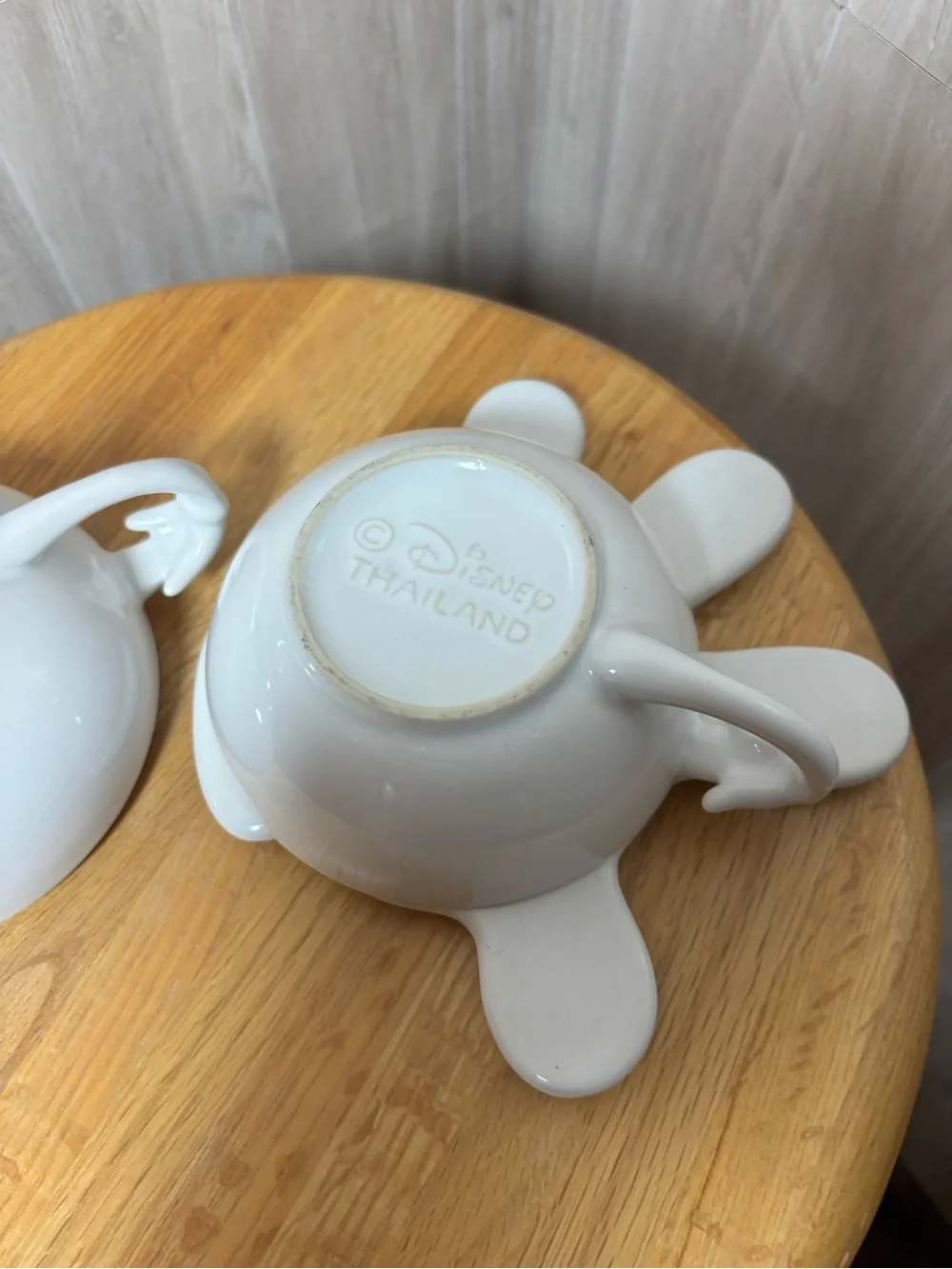 Mickey Mouse Disney White Ceramic Tea for One Set Minimalist Kitchenware